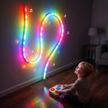 Ayyomo Music Pop‑Light Handheld Game, 2‑Mode Reaction Toy with LED Strip | Indoor Outdoor Reachargeable Electronic Toy, Birthday Gifts for Kids Age 5+, Boys Girls Adult, Party Game, STEM, Screen Free