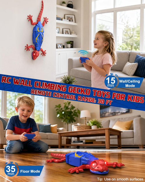 Wall Climbing Gecko Boy Toy Birthday Gift 3 4 5 6 7 8 9 10 11 12+ Year Old