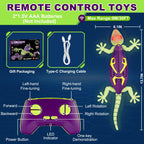 Wall Climbing Gecko RC Toy, Birthday Gifts for Boys 3 4 5 6 7 8+Years Old