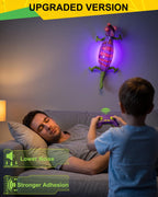 RC Wall Climbing Gecko, Remote Control Lizard Toys with Glowing LED Body