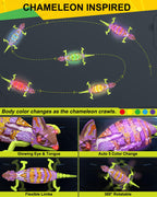 RC Wall Climbing Gecko, Remote Control Lizard Toys with Glowing LED Body