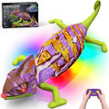 RC Wall Climbing Gecko, Remote Control Lizard Toys with Glowing LED Body